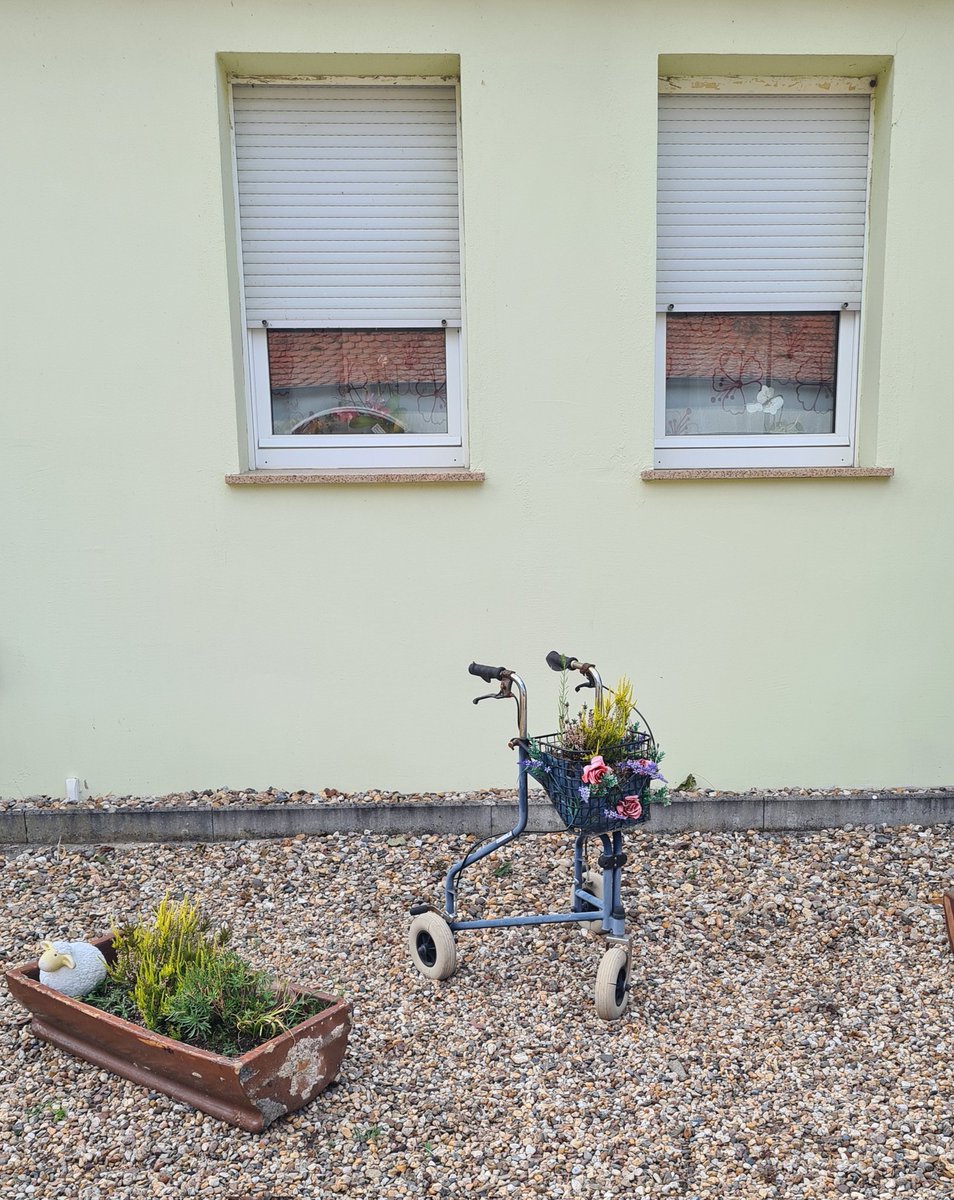 Neulich in einem winzigen Dorf in Sachsen-Anhalt gesehen, Statement zur demografischen Lage.