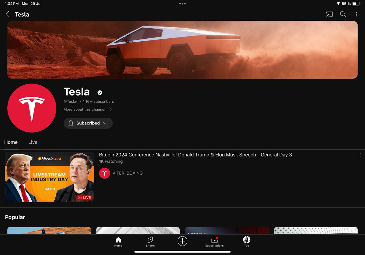 AnahiViteri's tweet photo. Hey @elonmusk, my brother’s YouTube channel just got hacked claiming now to be  @Tesla channel. He has worked for over 5 years building up the channel. The channel is Viteri Boxing. https://t.co/G6ZoJCFgbj