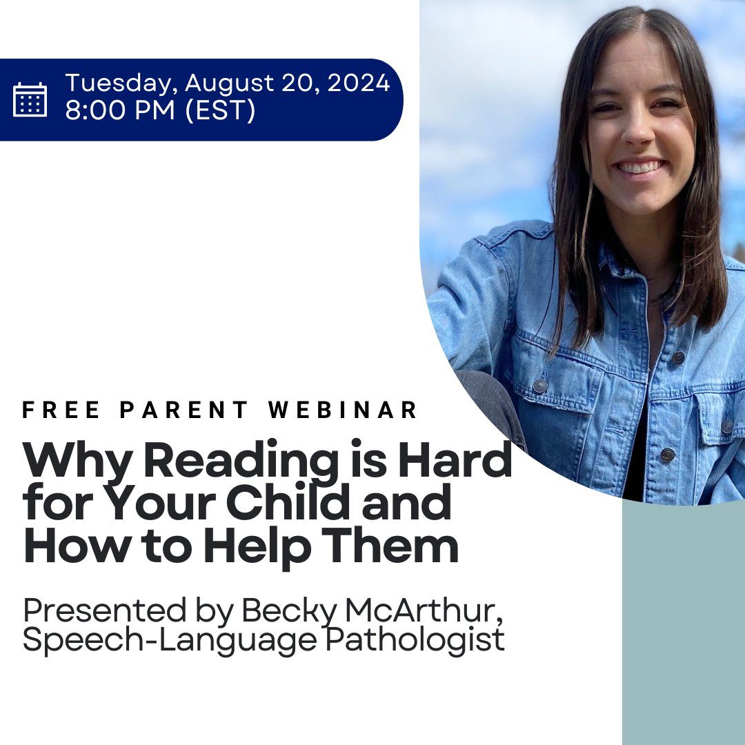 WeCommunicateON's tweet photo. Parents: we've helped hundreds of kids become stronger readers. Join us for this free webinar so your child can get off on the best foot this school year. Link to register in bio. https://t.co/yfzazPlGd5
