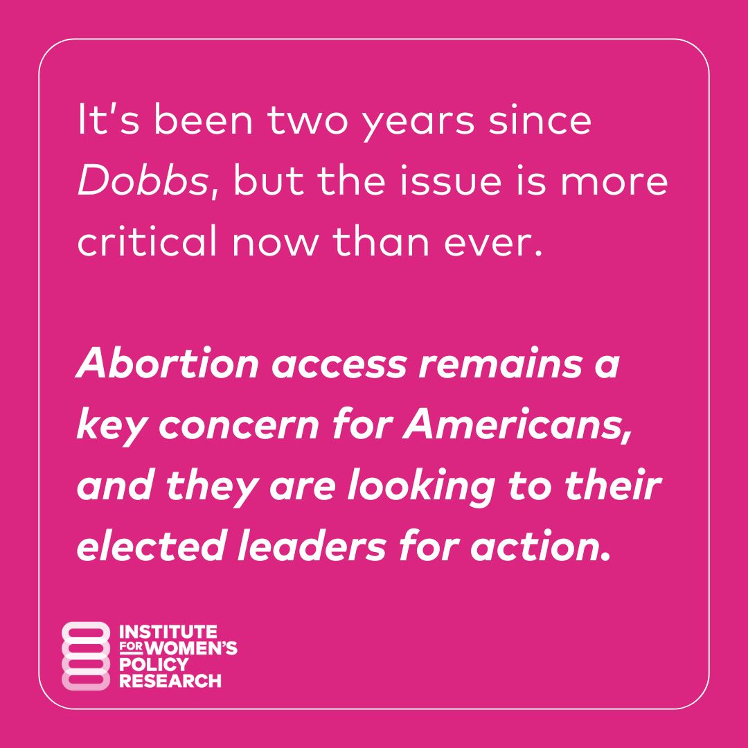 IWPResearch's tweet photo. A new IWPR poll highlights the critical importance of reproductive health & rights.
Two years post-#DobbsDecision, it shows strong national support for #abortionaccess despite increasing state restrictions and the threat of a national ban.
Read more: https://t.co/AHma5NlpVO https://t.co/qi8FgXmsDj