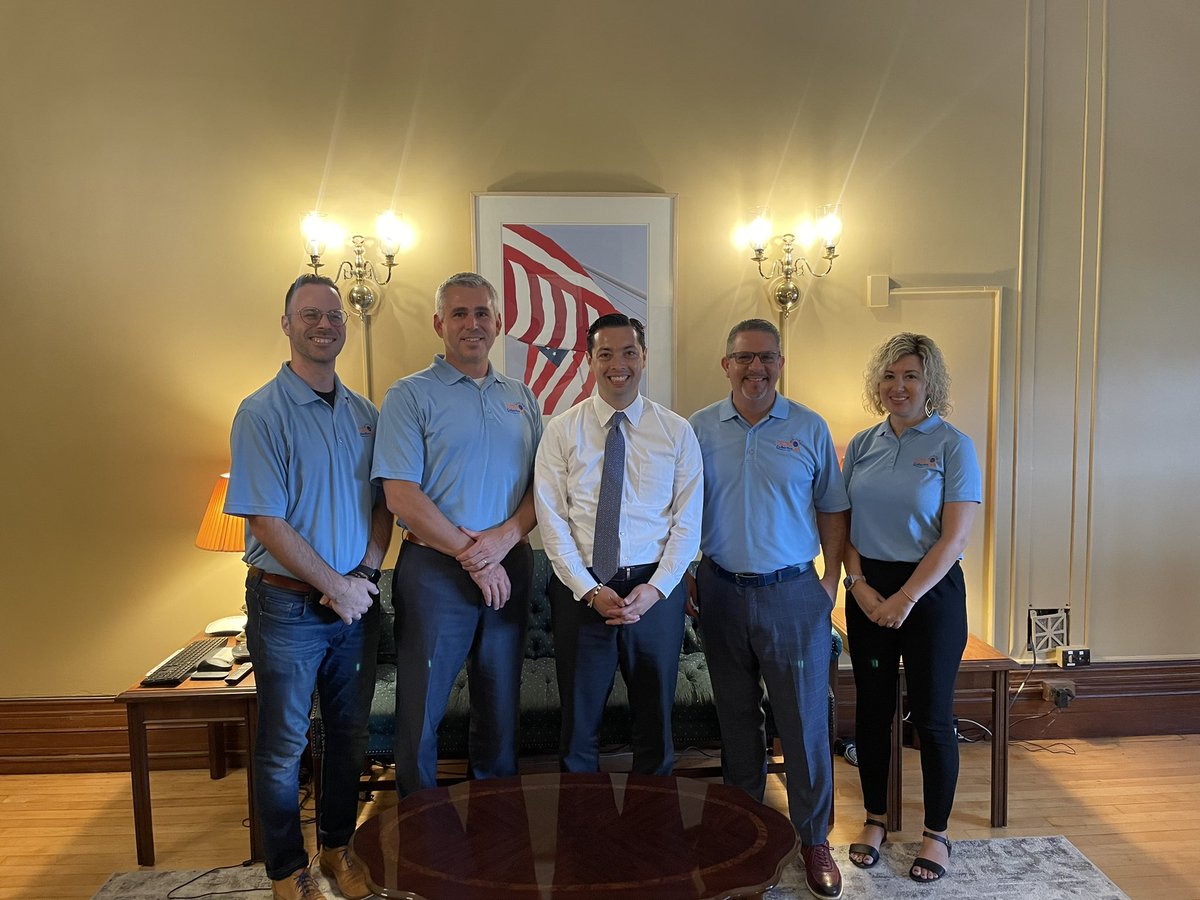 RITreasury's tweet photo. Met with the @RIedCollective this morning to discus expanding R.I. ABLE, a tax advantaged savings account that helps Rhode Islanders with disabilities. https://t.co/d83BJ3Vmha