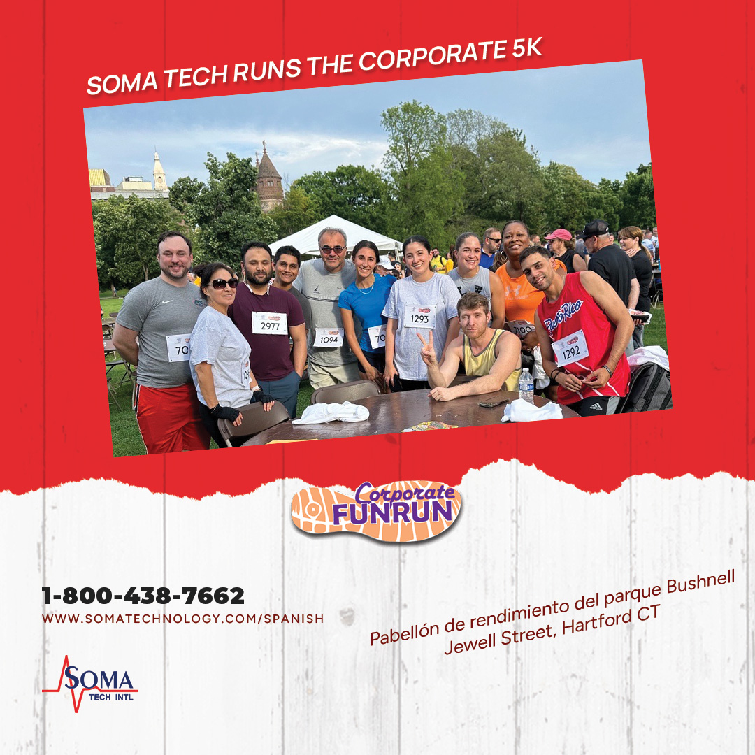 somatechintl's tweet image. What an incredible day! 
Soma Tech Intl had a blast participating in the Corporate 5K Fun Run!  It was a fantastic opportunity with colleagues and fellow participants.

Thank you to Corporate Fun Run💙

#SomaTechIntl #Corporate5K #FunRun #TeamSpirit #HealthyLiving #community