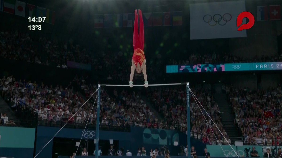 ParavisionPy's tweet photo. 🥈👏 ¡China se queda con el segundo lugar de gimnasia artistíca masculina!  🥈👏

😬🥇 Tras algunos errores en la presentación, Japón se quedó con el oro.

🔴 Seguí en vivo por #Paravision cada segundo de los Juegos Olímpicos París 2024. https://t.co/0N6lVNXUY0