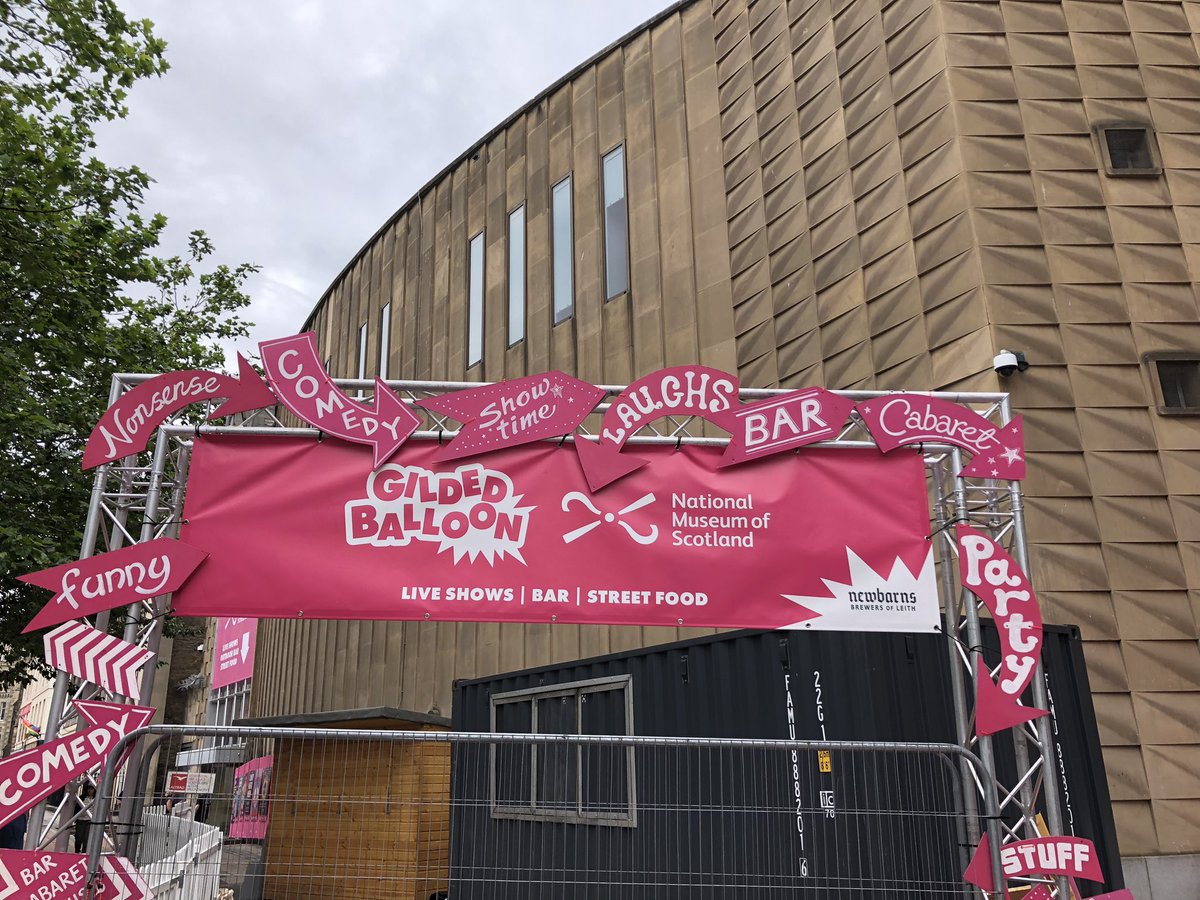 We’re Closer Than Ever to the start of <a href="/edfringe/">Edinburgh Festival Fringe</a> - so Hello Again to <a href="/Gildedballoon/">Gilded Balloon</a> at the Beautiful <a href="/NtlMuseumsScot/">National Museums Scotland</a>, which - Starting Here, Starting Now - will once more be our Fun Home until Sunday 25th August!