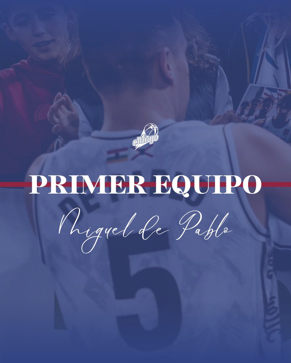 CBCLAVIJO's tweet photo. Por séptima temporada consecutiva, @mdepablo_5 estará a los mandos del primer equipo 🫶💙 https://t.co/lLOKnOcp3v