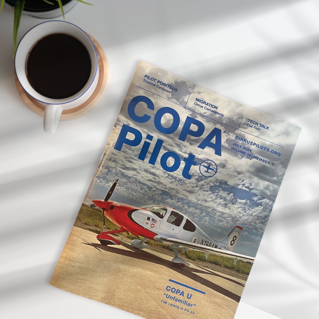 Coffee breaks get a whole lot better with COPA Pilot! Don’t miss the article on page 15 introducing the newest member of our Board of Directors, Bill King.