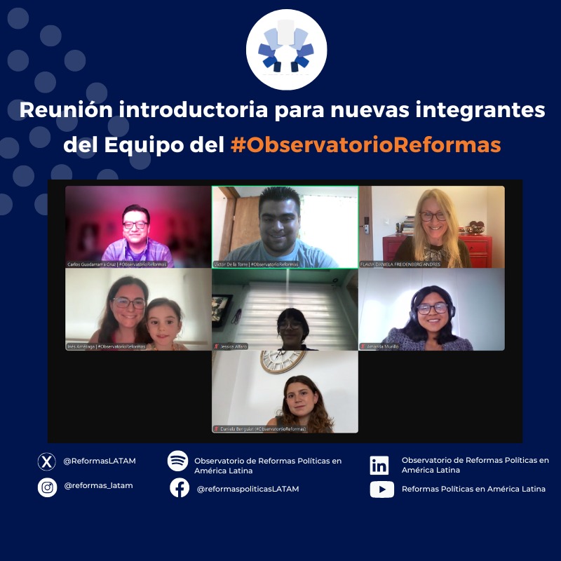 Observatorio de Reformas Políticas América Latina tweet media