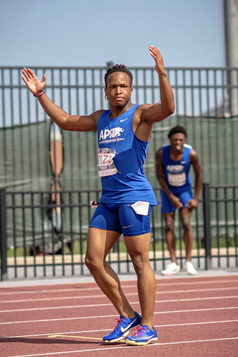 Braywilliams_1's tweet photo. National Champion 100M 10.14
.01 From Texas All Time State 100m Record
Texas #1 Wind Legal
U.S #2 Wind Legal
U.S #10 All Time
Next I will be competing for Team USA August 27th-31st in Peru 🇵🇪 for the U20 World Championship. https://t.co/pdGwcxSTnw