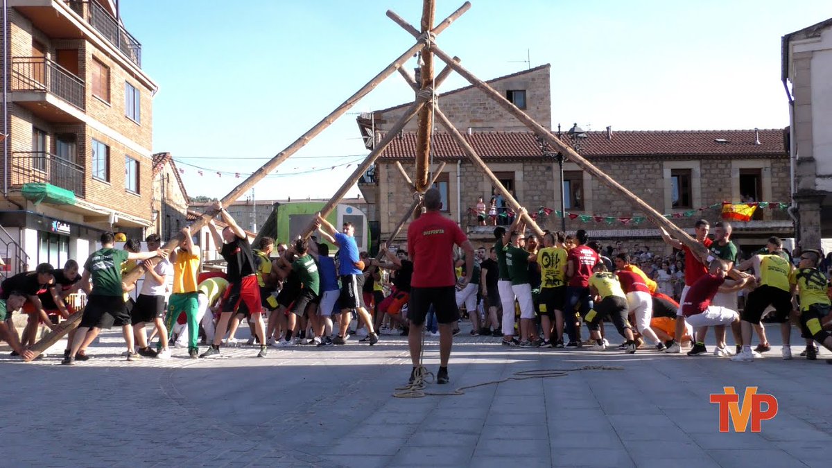 Pingada del mayo y pregón en las fiestas de Santiago y Santa Ana – Palacios de la Sierra 2024 rankajos.com/blog/pingada-d…