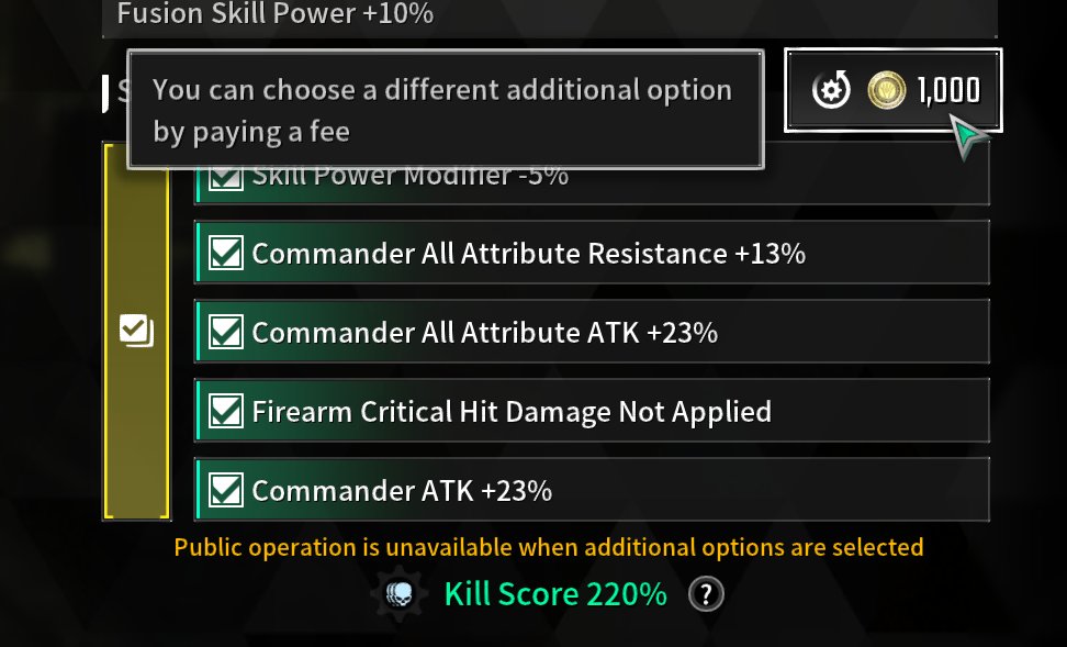 jeffloom50's tweet photo. @FirstDescendant Fix this. The Hard Mode Mission modifiers are arbitrarily tacked on. Just have a big list of all the modifiers available and let us choose how we want the run to go. https://t.co/3YjVMVtxuc