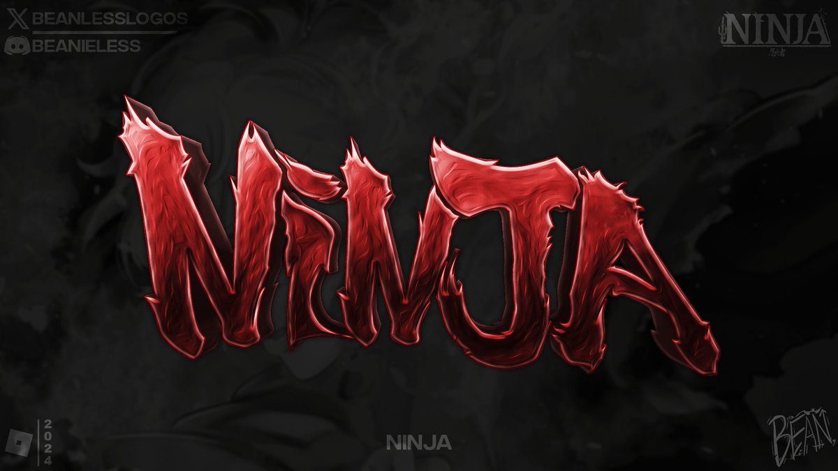 NINJA Logos  
-   
[#RobloxDev] [#RobloxArt] [#RobloxLogo] [#Roblox] [#LogoDesign] [#RobloxGFX] [#GraphicDesign] [#NINJA] [#Logo] [#HellsParadise]