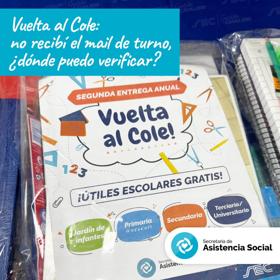 ¿Reservaste un turno para retirar el kit de útiles y no te llego el mail de confirmación? ✏️📚

1️⃣Ingresá en beneficios.sec.org.ar con tu usuario y contraseña.
2️⃣Hacé click en “Turnos solicitados”. Aquí encontrarás el día y horario para acercarte a retirar.

¡Te esperamos!