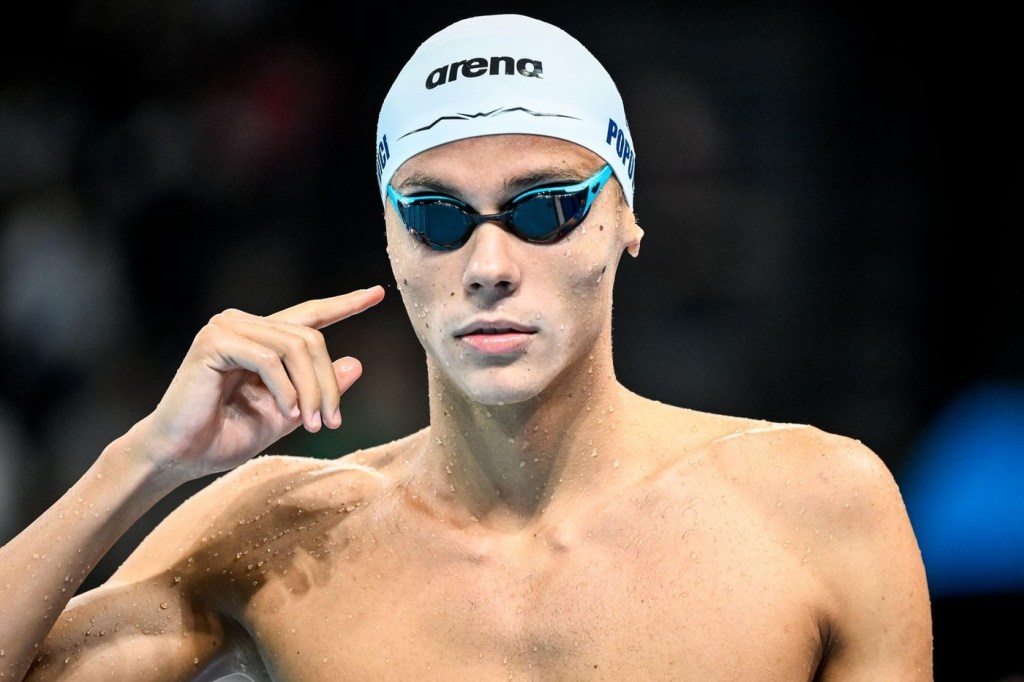 ManiAlexe's tweet photo. David Popovici -Campion Olimpic Paris 2024 https://t.co/0P17nuoO3b