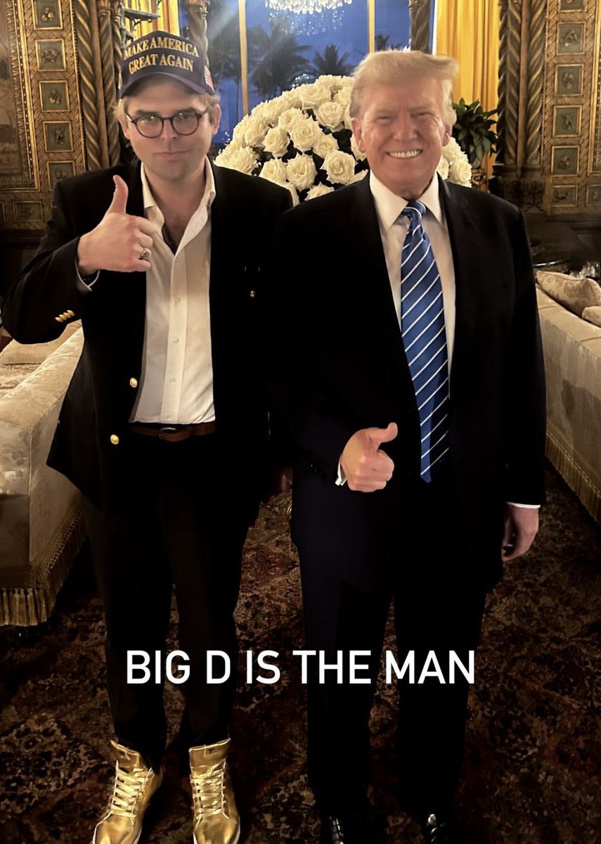 patriottakes's tweet image. It’s weird to call Trump, “Big D”