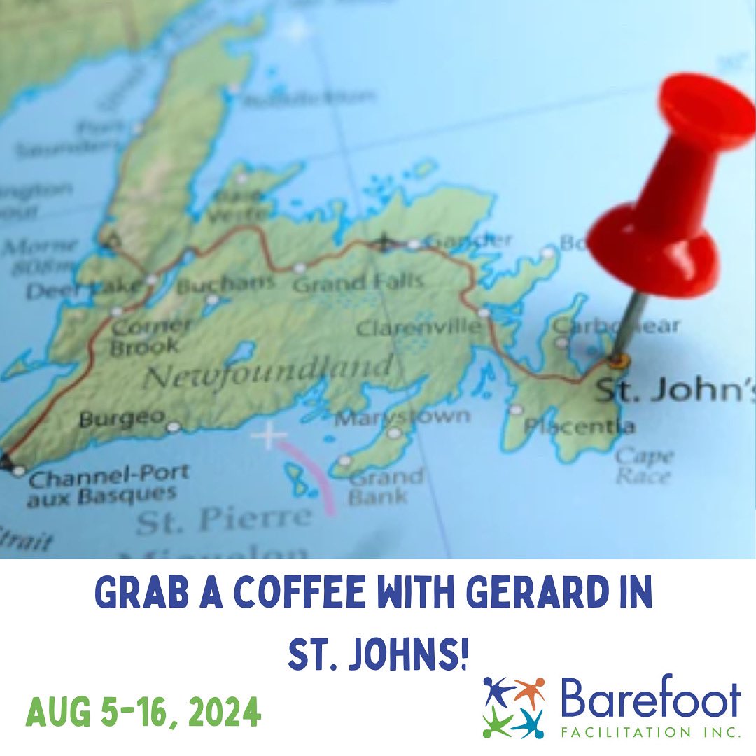 BarefootFacil's tweet photo. Gerard Murphy will be in St. John's, NFL from Aug 5th-16th! If you're in the area and would like to catch up over a coffee or discuss future workshops, now's the perfect time. Reach out today @  info@trybarefoot.com

#ClientConnections #ConversationsThatCount https://t.co/ew290lqpC0