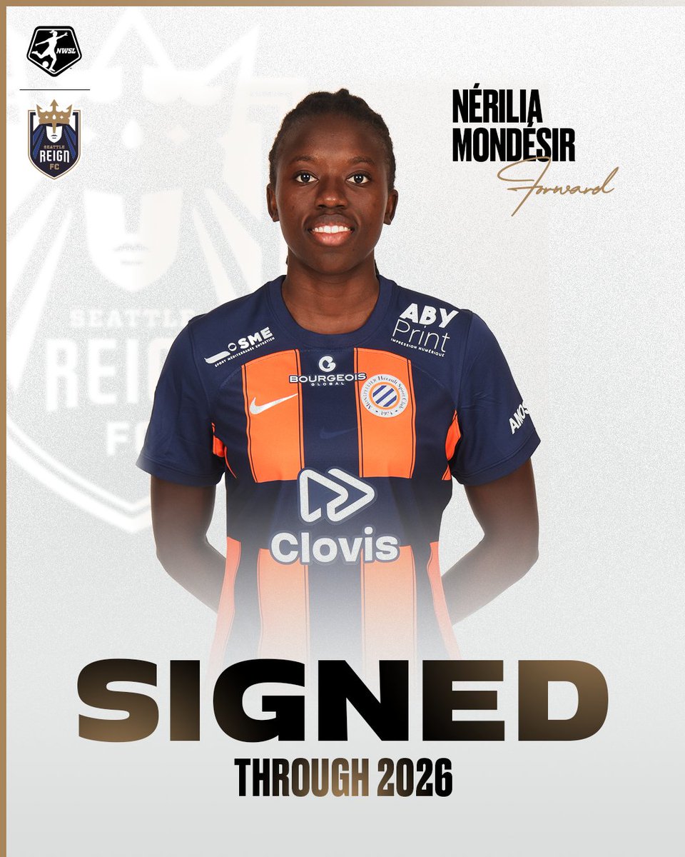 National Women’s Soccer League (@nwsl) on Twitter photo The <a href="/reignfc/">Seattle Reign FC</a> has signed Nérilia Mondésir, through the 2026 season, with a mutual option for 2027, for an agreed-upon transfer fee.
Mondésir is the first Haitian-born player in league history. 🇭🇹 The <a href="/reignfc/">Seattle Reign FC</a> has signed Nérilia Mondésir, through the 2026 season, with a mutual option for 2027, for an agreed-upon transfer fee.
Mondésir is the first Haitian-born player in league history. 🇭🇹