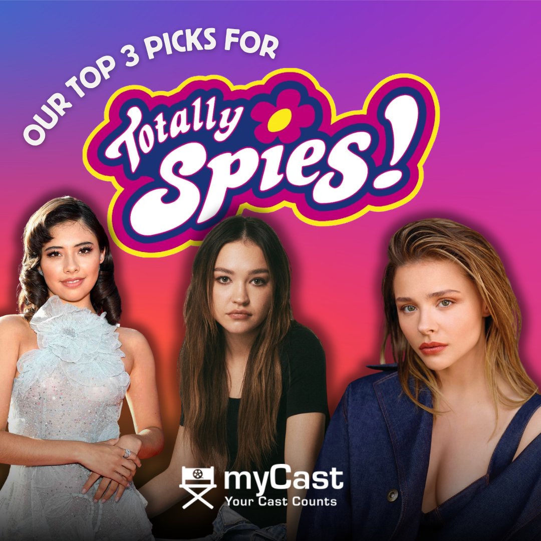 mycastio's tweet photo. Did you hear Amazon is working on a live-action "Totally Spies" series? Here are our top three picks for the beloved characters: Alex, Sam, and Clover. Who is your pick?
Cast your vote today at https://t.co/YcEWUpkjt1!
#totallyspies #amazonseries #liveaction #castyourvote https://t.co/uR0dNfN225
