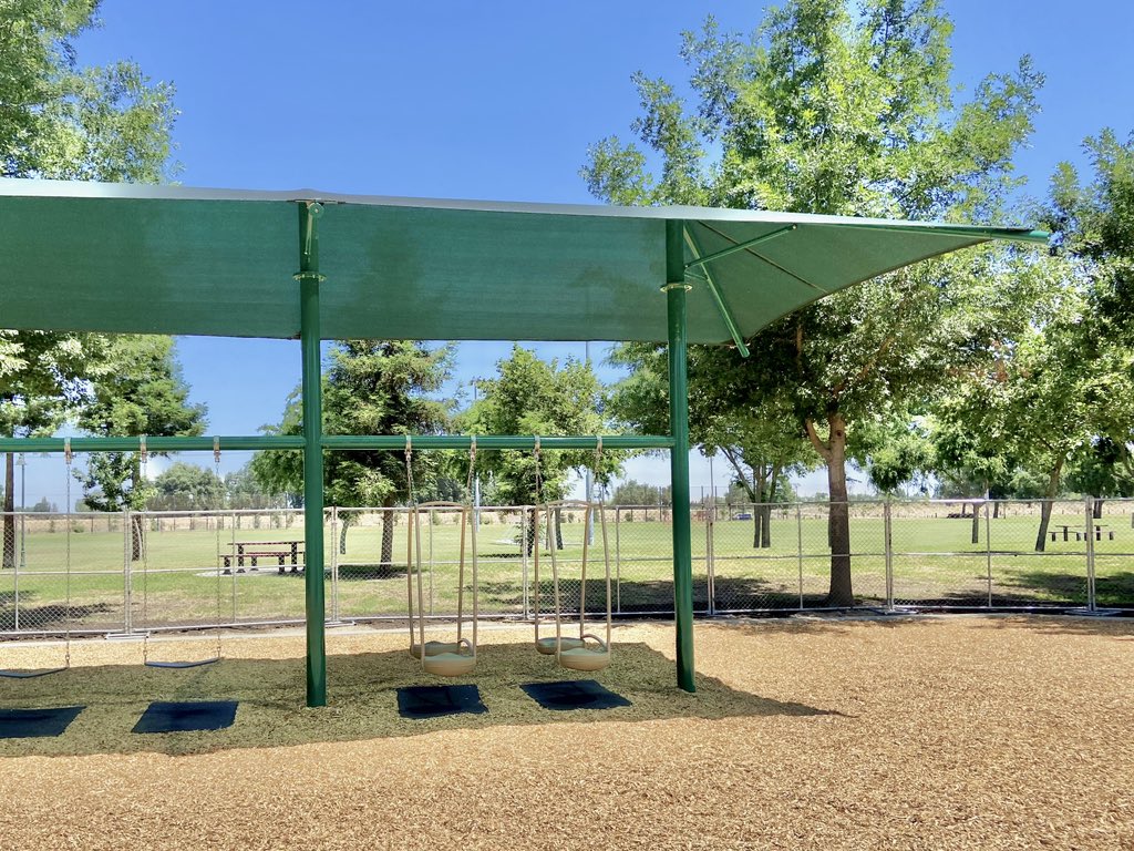 NorCalRec's tweet image. 🚨 Exciting news from Riverway Sports Park in Visalia, CA! 🚨

We’ve upgraded the old play structures with brand-new equipment and a shade structure! Come check out the revamped park and enjoy some fun in the sun! 🌞🛝

#NorthernCaliforniaRecreation #RiverwaySportsPark