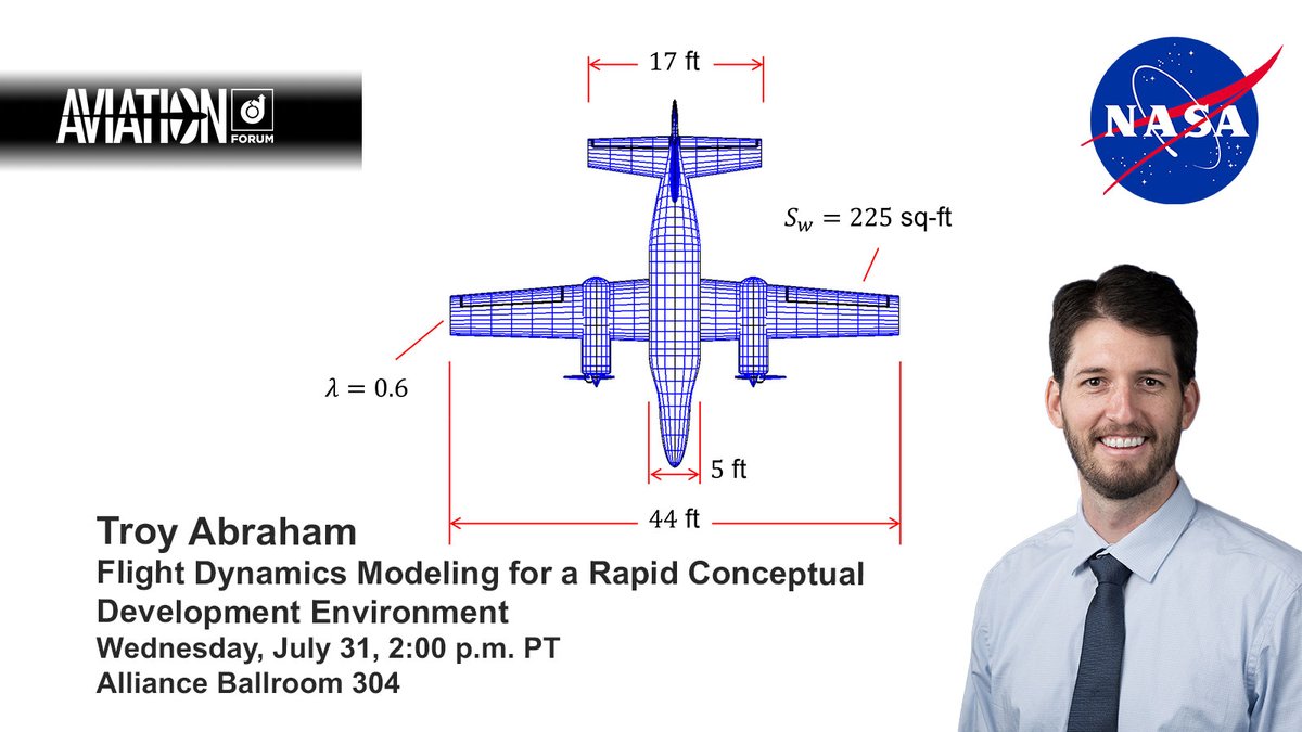 In 2023, Troy Abraham was one of SACD's <a href="/NASAInterns/">NASA Internships</a>. This afternoon @AIAA #Aviation, he presents the work he and his mentors did during his internship. 👏👏👏