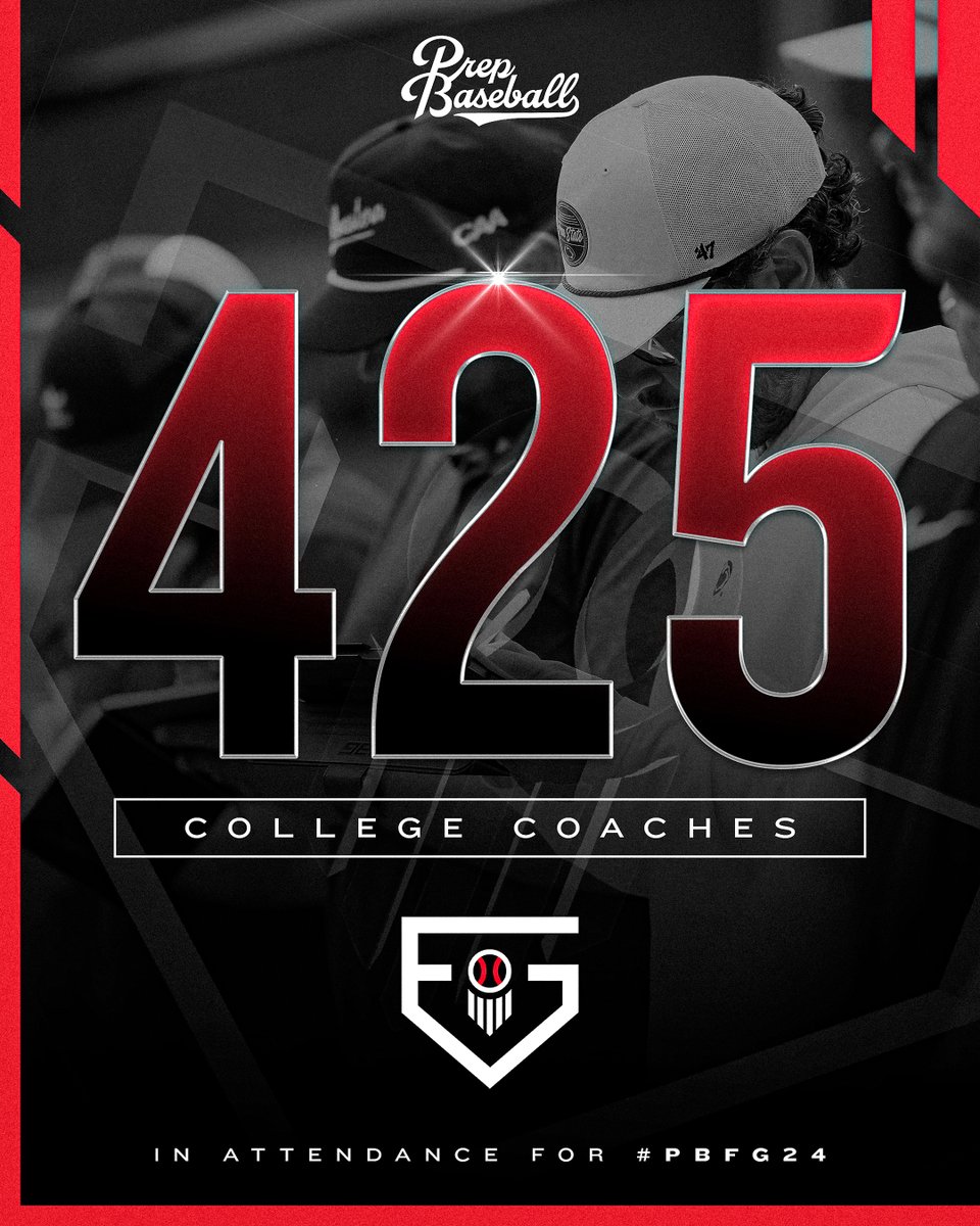 Prep Baseball (@prepbaseball) on Twitter photo ๐๐๐ ๐ฝ๐๐๐๐๐จ๐ฉ ๐๐ฃ๐๐ค๐ข๐ข๐๐ฉ๐ฉ๐๐ ๐๐ซ๐๐ฃ๐ฉ ๐๐ฃ ๐ฉ๐๐ ๐พ๐ค๐ช๐ฃ๐ฉ๐ง๐ฎ โ
A record setting 425 college coaches were in attendance for one of our most successful & talent rich Future Games to date๐
2027's...you're on the clock ๐
<a href="/MizunoSportsUSA/">Mizuno Team Sports USA</a> | <a href="/LakePointSports/">LakePoint Sports</a> ๐๐๐ ๐ฝ๐๐๐๐๐จ๐ฉ ๐๐ฃ๐๐ค๐ข๐ข๐๐ฉ๐ฉ๐๐ ๐๐ซ๐๐ฃ๐ฉ ๐๐ฃ ๐ฉ๐๐ ๐พ๐ค๐ช๐ฃ๐ฉ๐ง๐ฎ โ
A record setting 425 college coaches were in attendance for one of our most successful & talent rich Future Games to date๐
2027's...you're on the clock ๐
<a href="/MizunoSportsUSA/">Mizuno Team Sports USA</a> | <a href="/LakePointSports/">LakePoint Sports</a>