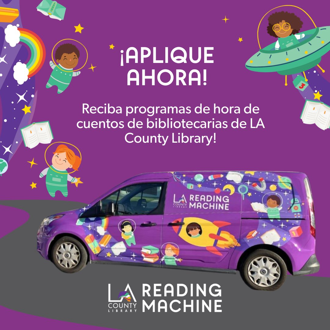 QualityStartLA's tweet image. 📣 ¡Atención proveedores de #ECE! ¡@LACountyLibrary te invita a unirte a #ReadingMachinePartnership! Traiga una interesante hora de cuentos a su programa #ECE con esta fantástica oportunidad. ¡Disfruta del modelaje, recursos, libros y más! 
Haz clic 👉 ow.ly/BHlZ50SHIL5