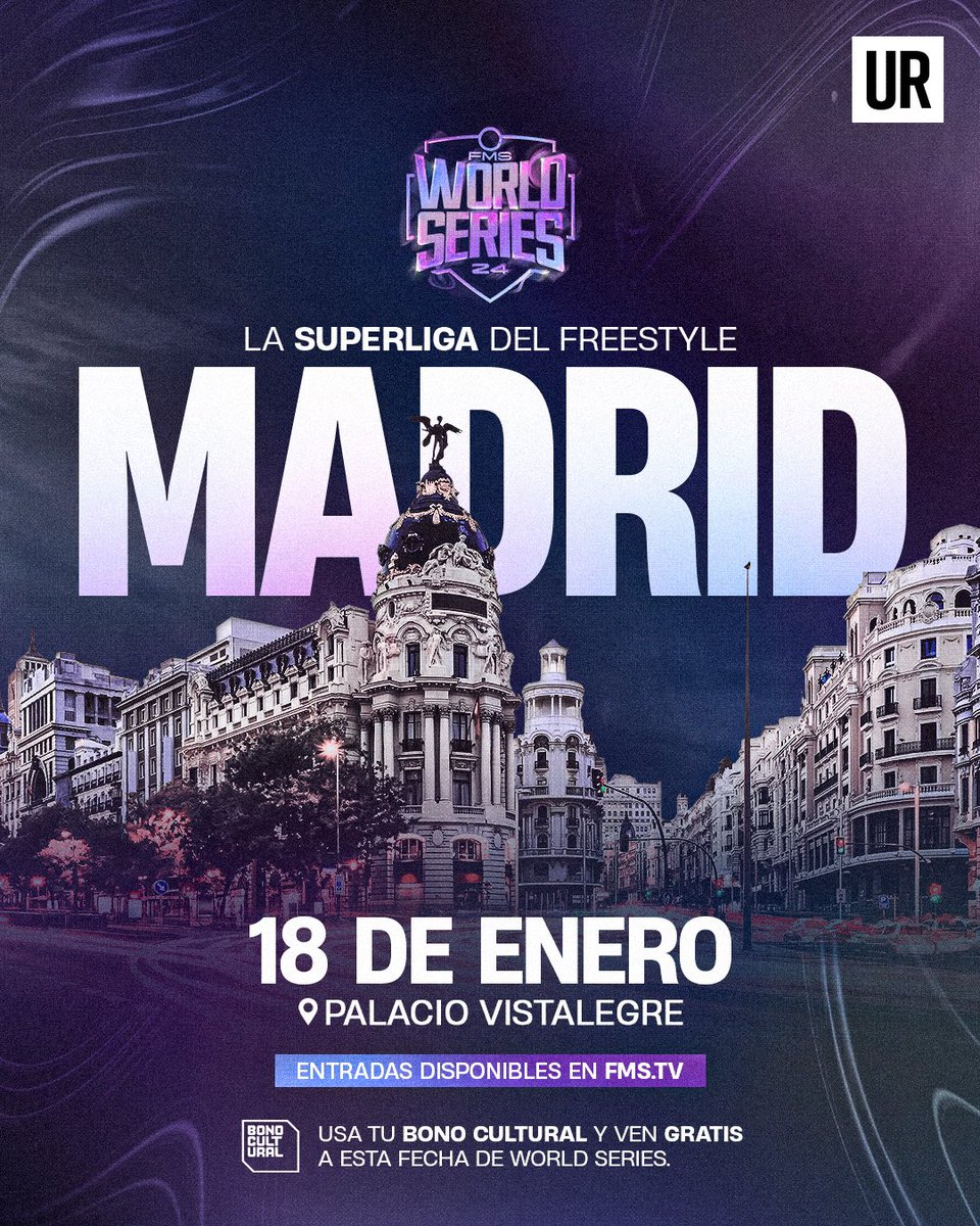 FMSEspOficial's tweet photo. ¡LA SUPERLIGA SE VIENE A MADRID! 🇪🇸😈

Entradas a la venta desde... YAAAA 😱

Aprovecha el primer tramo de venta para conseguir tus entradas al mejor precio posible. Mañana subirá con el anuncio del primer competidor ⚡

ARE YOU READY??? 🔥🔥🔥

#superliga #fmsworldseries https://t.co/NW0Jqy4gBL
