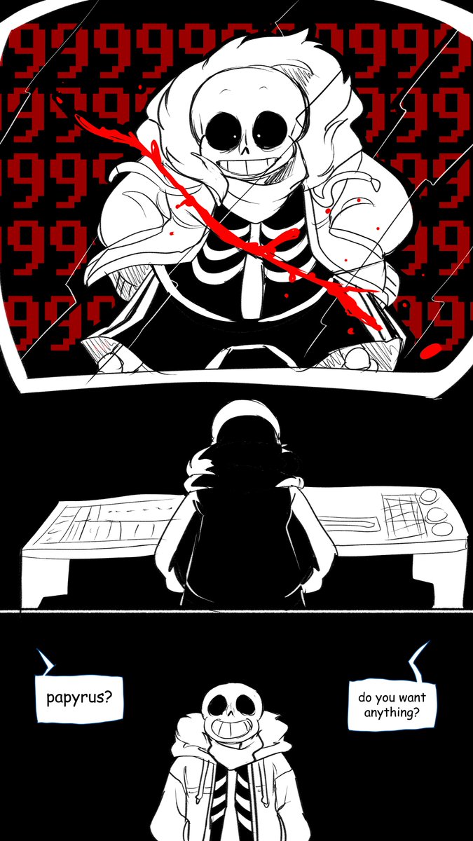 "Doctor Megalo"-
An Undertale Dusttale reimagining
[ Alphys, Sans, Flowey ]
(1/10)