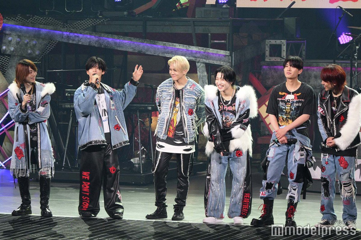 modelpress's tweet photo. 【7 MEN 侍 LIVE 2024 and JOY！】囲み取材全文🎤

✅「僕をモデルにして描いてくれた」演出裏話
✅6人がそれぞれ見どころ紹介
✅新曲に込めた思い

🔻写真多数
https://t.co/FoPRrZ15tj

#7MEN侍 #セブンメンサムライ #andJOY @jr_official_X https://t.co/mc0bjLr6tv