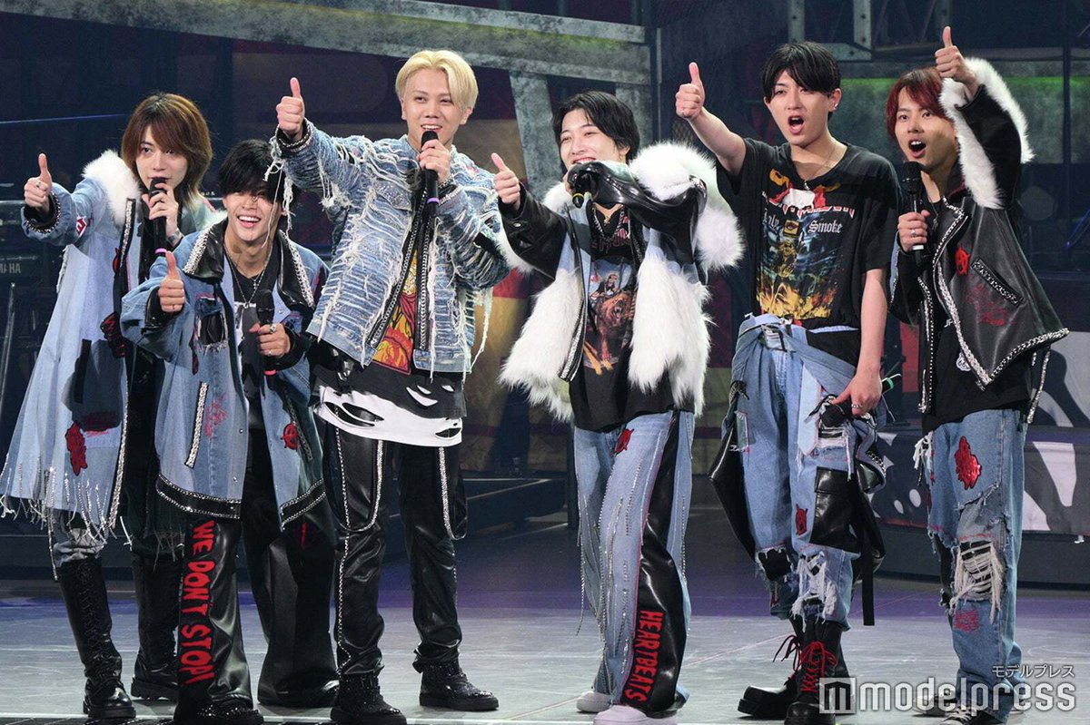 modelpress's tweet photo. 【7 MEN 侍 LIVE 2024 and JOY！】囲み取材全文🎤

✅「僕をモデルにして描いてくれた」演出裏話
✅6人がそれぞれ見どころ紹介
✅新曲に込めた思い

🔻写真多数
https://t.co/FoPRrZ15tj

#7MEN侍 #セブンメンサムライ #andJOY @jr_official_X https://t.co/mc0bjLr6tv