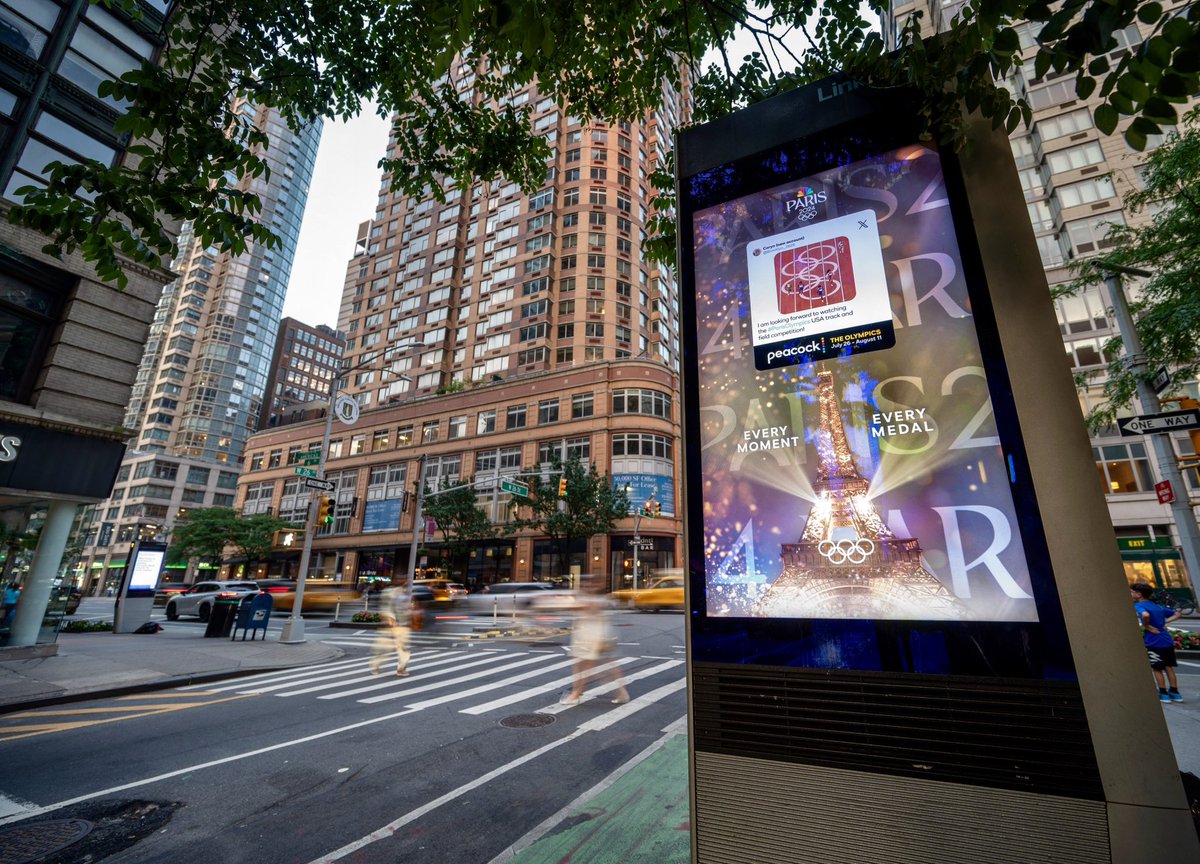 Keep sharing your best #ParisOlympics posts for a chance to be #BillboardFamous!  <a href="/NBCOlympics/">NBC Olympics & Paralympics</a> <a href="/NBCSports/">NBC Sports</a> <a href="/peacock/">Peacock</a> 
#Paris2024