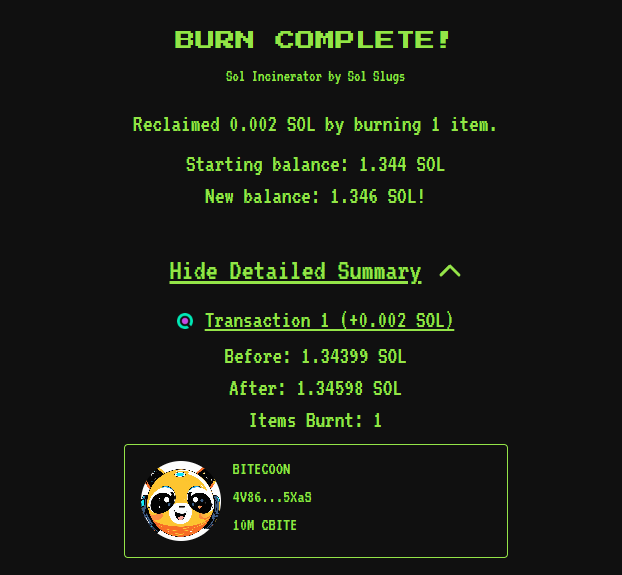 bitecoon's tweet photo. Another 1% burned ❤️‍🔥❤️‍🔥❤️‍🔥

https://t.co/JzfUG3lvMO

https://t.co/k5G00EiHAf https://t.co/xFfubiluEI