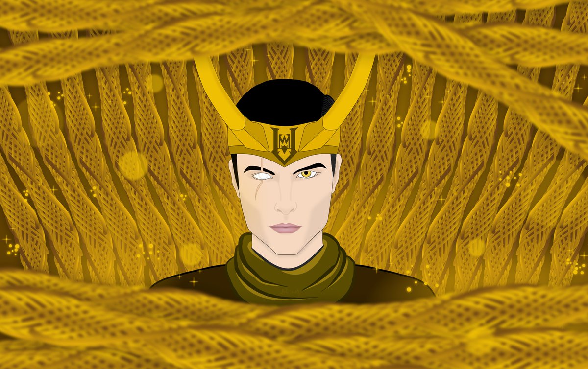 Loki_wolf_'s tweet image. My FN main: Midas💛 Fav in MCU: Loki💚

Loki &amp;amp; Midas were both villains. While Midas is still a villain in FN, what if the situation changes &amp;amp; he makes an ultimate sacrifice like Loki, becoming the God of Stories?

(Not a pro at drawing, but tried my best)
@VHS_Soho
#SohoArtComp