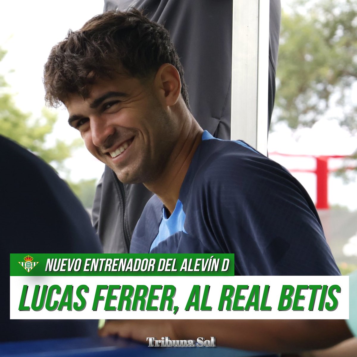 💚 𝙇𝙐𝘾𝘼𝙎 𝙁𝙀𝙍𝙍𝙀𝙍, 𝘼𝙇 𝙍𝙀𝘼𝙇 𝘽𝙀𝙏𝙄𝙎 💚

🧢 El técnico mallorquín <a href="/LucasFerrerF/">Lucas Ferrer</a> se incorpora a la cantera del <a href="/RealBetis/">Real Betis Balompié 🌴💚</a> <a href="/RBetisCantera/">Real Betis Cantera</a> tras su paso por la <a href="/BarcaAcademy/">Barça Academy</a> 

⚽️ Dirigirá al Alevín D verdiblanco

#TribunaSol