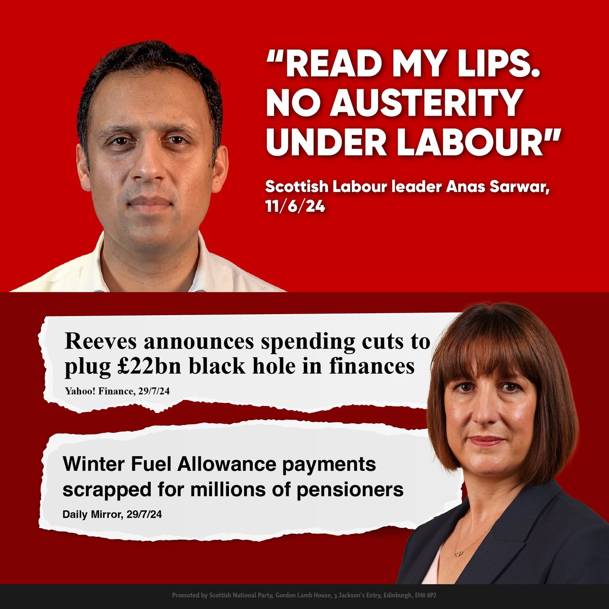 So, please correct me if I am wrong, but the 'change' that #Labour promised in their election campaign was from #Tory austerity to an even harsher Labour austerity? Oh, &amp; instead of those with the broader shoulders bearing the brunt, they choose to target children &amp; pensioners!