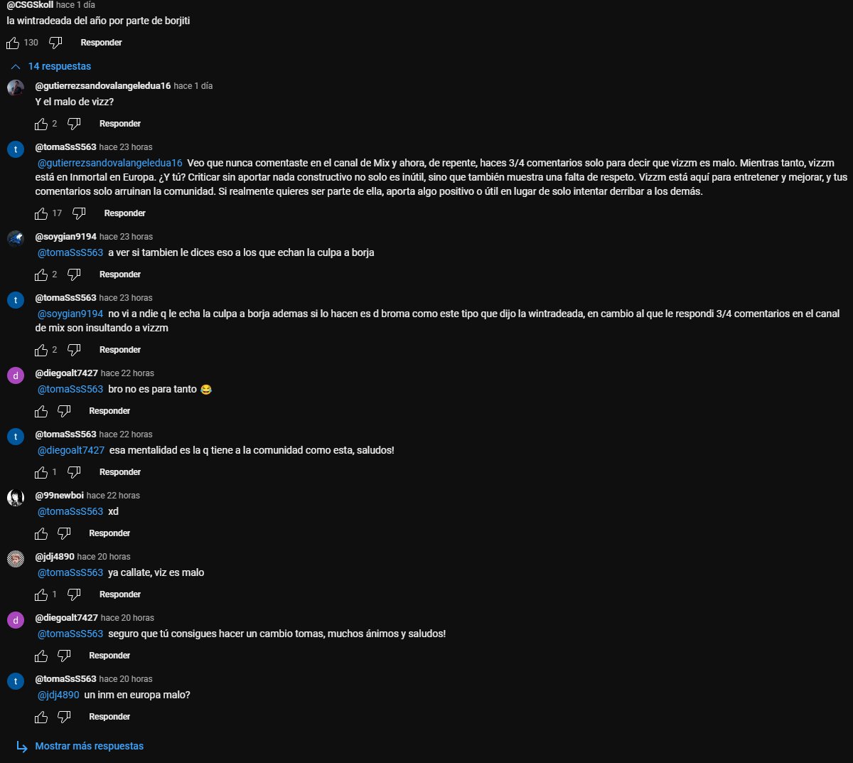dejé la pura cagada con un comentario dkgfhsjdgjklsdhgkjdshgjksdgjksdgjk viva la comunidad de valorant:D