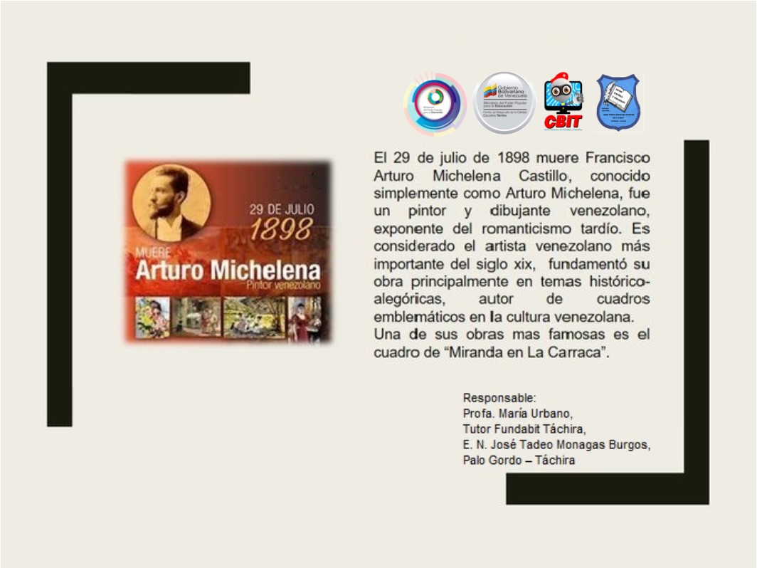 murbano_p's tweet photo. #29Julio || MUERE ARTURO MICHELENA  @_LaAvanzadora @Berzabethg1 @MPPEDUCACION @Fundabit_ @FundabitTachira @jasmiramartinez @CDCE - https://t.co/EjhpEYsam4