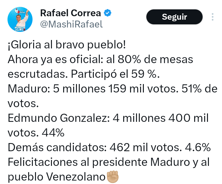 Los hermanos venezolanos han decido votar NO por la dictadura, el fraude electoral se ha dado en el CNE y está encontra de la voluntad del pueblo. 
#Venezuela 
#Elecciones2024 
#Tungurahua 
#YucaillaJuntoAlPueblo