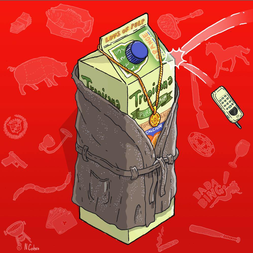 Check out this awesome Tony #Sopranos themed #NFT by <a href="/netanelchn/">netanel cohen 🥛</a> 😎🍝🍷🥛🍕🧆🦆🦆🦆🐴💵🎰😍