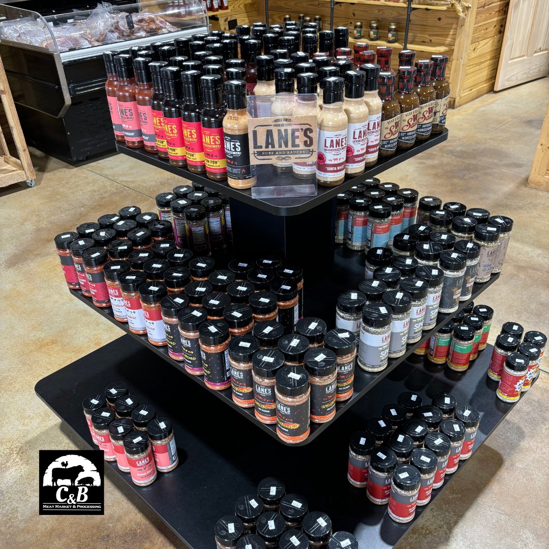 candbmeatmarket's tweet image. Dive into a world of flavor! Explore our arsenal of finishing sauces, seasonings, and rubs, and find your new favorite. 🥩 

📞 478-451-4763
📍 2961 Irwinton Rd, Milledgeville, GA

#CandB #MeatMarket