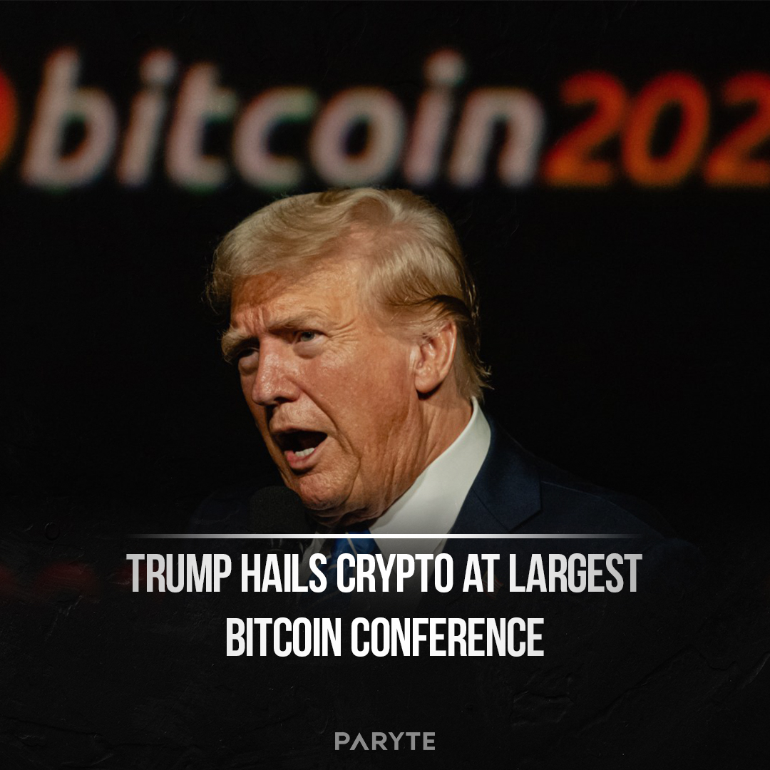 Parytecom's tweet image. The GOP presidential candidate promised to make America the world leader in cryptocurrency technology.