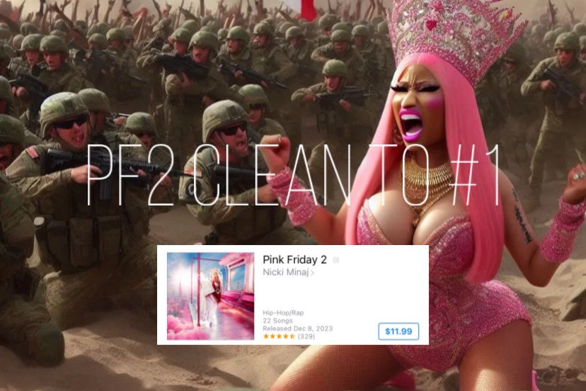 ReinaZolanski's tweet photo. EMERGENCY PF2🚨🚨
BUYING PARTY 

PF2 has re-entered the BB 200 at #200. To help PF2 rise this week will be buying the OG Cover [C]! Our goal is to reach #1 on iTunes. 

IF YOU SEE THIS U MUST RT &amp; REPLY “BUY PF2” at least x3 if you’re a BARB

BUY HERE: https://t.co/Q77XJBnjTS https://t.co/zFEL23ORWe