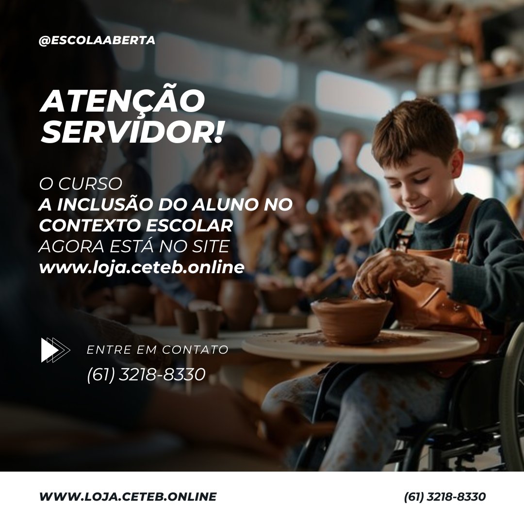 Escola_Aberta's tweet photo. Qualquer dúvida, entre em contato pelo número (61) 3218-8330

Acesse: https://t.co/ghwdnsk15s

#escolaaaberta #ceteb #escolaceteb #cursos #online #licençacapacitação #progressão #auxílioaprimoramento #servidorpúblico #servidor https://t.co/qUd12ZHlOy