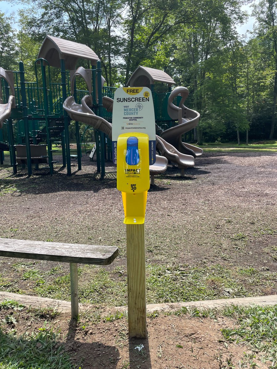 The Mercer County Convention and Visitors Bureau (CVB), in partnership with @WVUMedicine at Princeton Community Hospital and <a href="/IMPACTMelanoma/">IMPACT Melanoma</a>  announce the installation of a free sunscreen dispenser at Camp Creek State Park. This initiative is part of the Practice Safe Skin