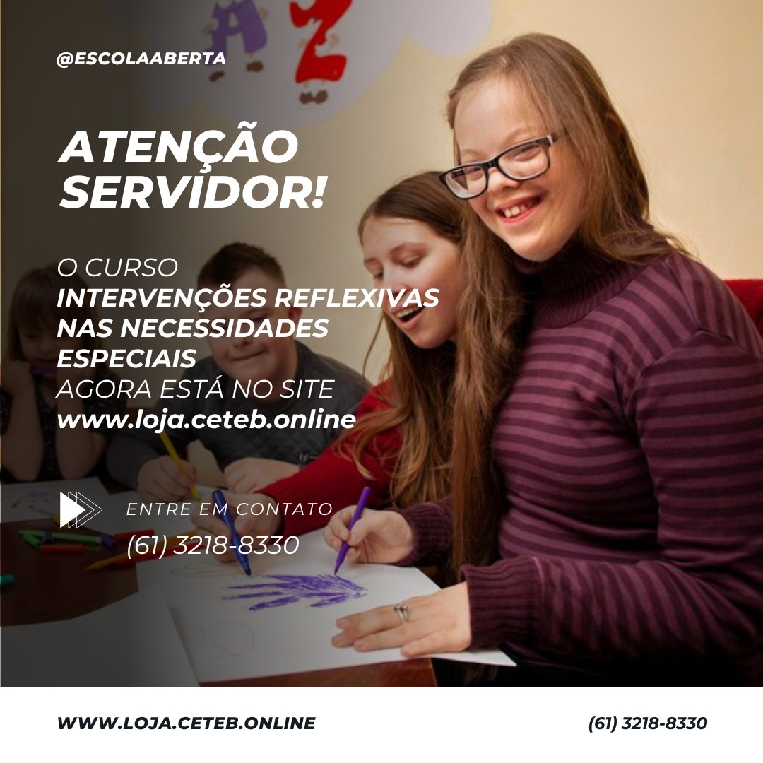 Escola_Aberta's tweet photo. Qualquer dúvida, entre em contato pelo número (61) 3218-8330

Acesse: https://t.co/ghwdnsjtfU

#escolaaaberta #ceteb #escolaceteb #cursos #online #licençacapacitação #progressão #auxílioaprimoramento #servidorpúblico #servidor https://t.co/yMw3FeQDok