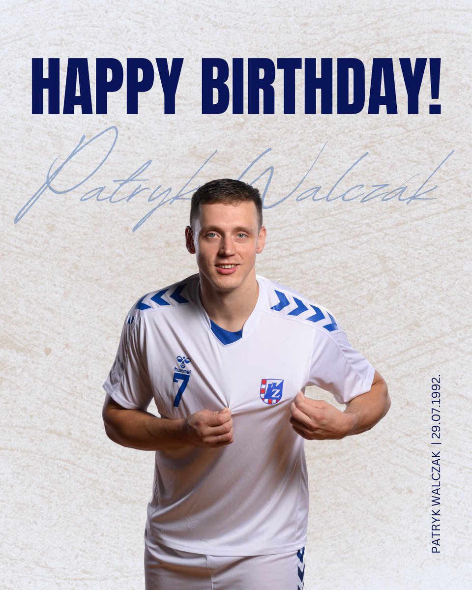 Današnji slavljenik je naš Patryk Walczak kojem želimo sretan rođendan i sve najbolje! 🤗🥰🎈🎉💙

#IznadSvihZagreb #rkzagreb