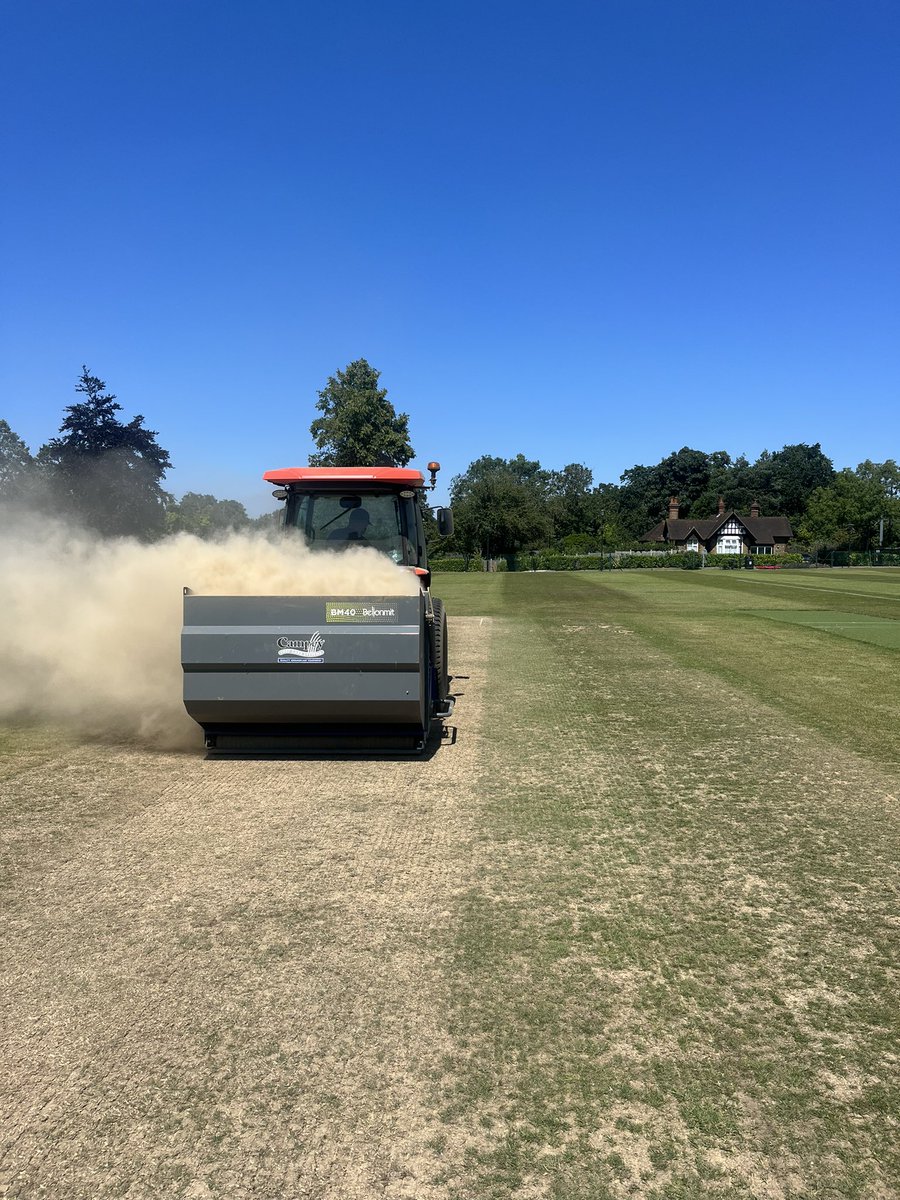 Jordans (@ianajordan) on Twitter photo First cricket reno of the summer <a href="/RRS_Sport/">RoyalRussellSport</a> LM40 scarify and clean, overseed and dressed.
<a href="/CampeyTurfCare/">Campey™ Turf Care Systems</a> <a href="/Proffittglenn/">Jamie Glenn Proffitt</a> <a href="/charlieells/">Charlie Ellis</a> <a href="/Benjaytaylor/">Ben Taylor</a> #thereisatractorinfront First cricket reno of the summer <a href="/RRS_Sport/">RoyalRussellSport</a> LM40 scarify and clean, overseed and dressed.
<a href="/CampeyTurfCare/">Campey™ Turf Care Systems</a> <a href="/Proffittglenn/">Jamie Glenn Proffitt</a> <a href="/charlieells/">Charlie Ellis</a> <a href="/Benjaytaylor/">Ben Taylor</a> #thereisatractorinfront