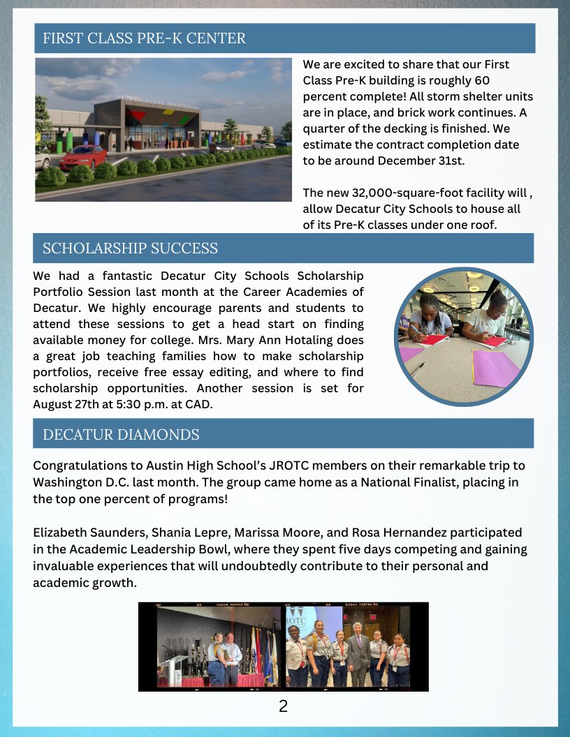 Decatur City Schools tweet media