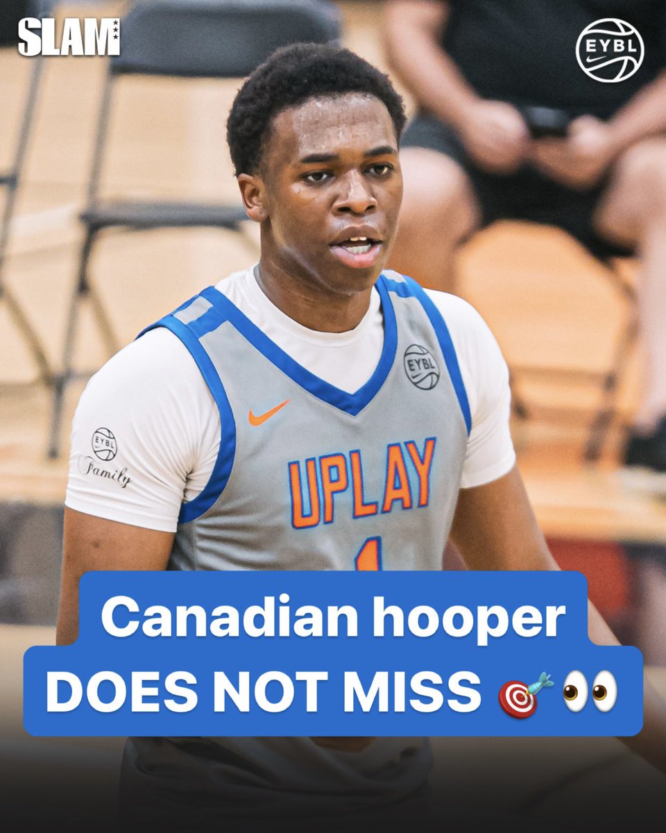 SLAM_HS's tweet photo. Tobe Ezeokafor is LIGHTS OUT! 🤩🔥

He could not miss for UPlay Canada at Peach Jam this year. 🎯

@EzeokaforTobe @NikeEYB @UPLAYCanada https://t.co/l6cqZC3HIe