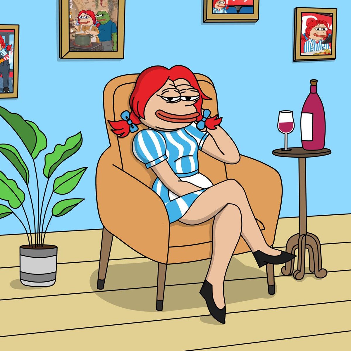 pendycoin's tweet image. What is she thinking? 

We know it involves $PENDY