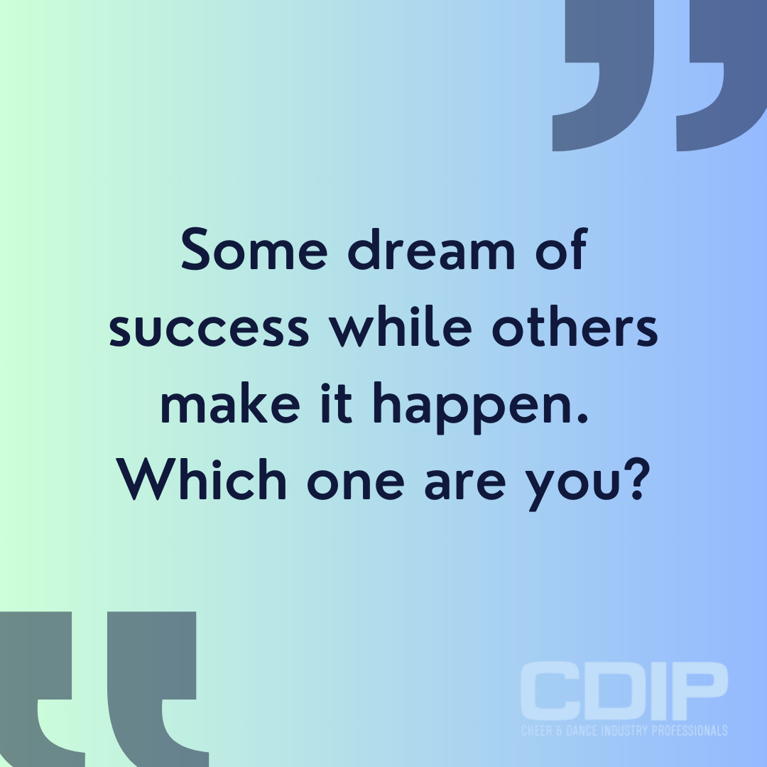 Which one are you? 🤔

Go out there an make it happen! 💙💚

#theCDIP #mondaymotivation